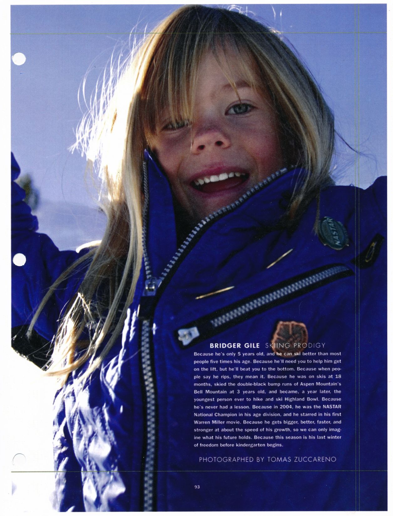 Bridger in Ski